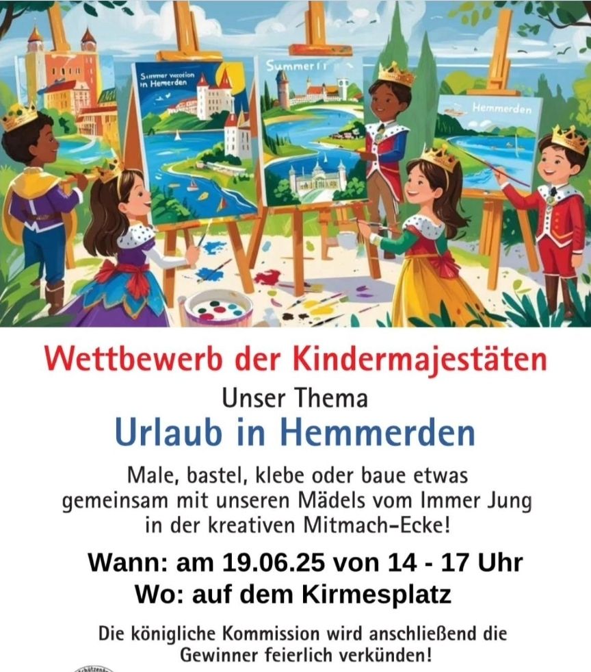 Wettbewerb der Kindermajestäten 2025